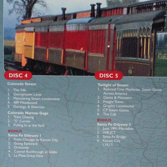 Railway Journeys: The Vanishing Age of Steam 5 Disc DVD Set in a Tin Box - Picture 13 of 16